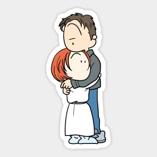 The Hallway Hug Sticker